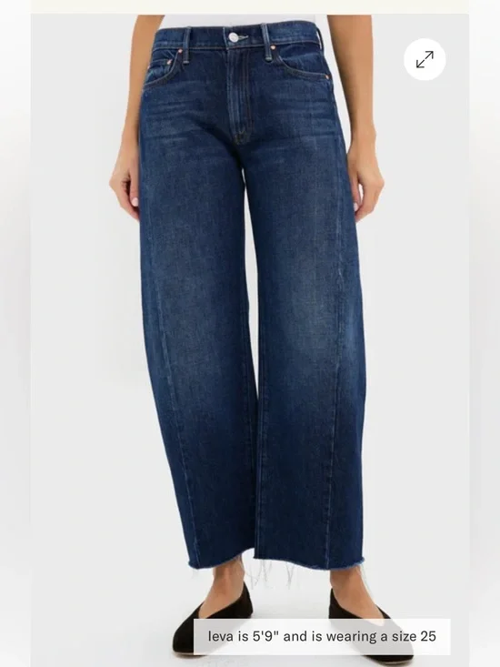 Mother Women's The Mid Rise Full Pipe Flood Fray Jean - Picture 6 of 11